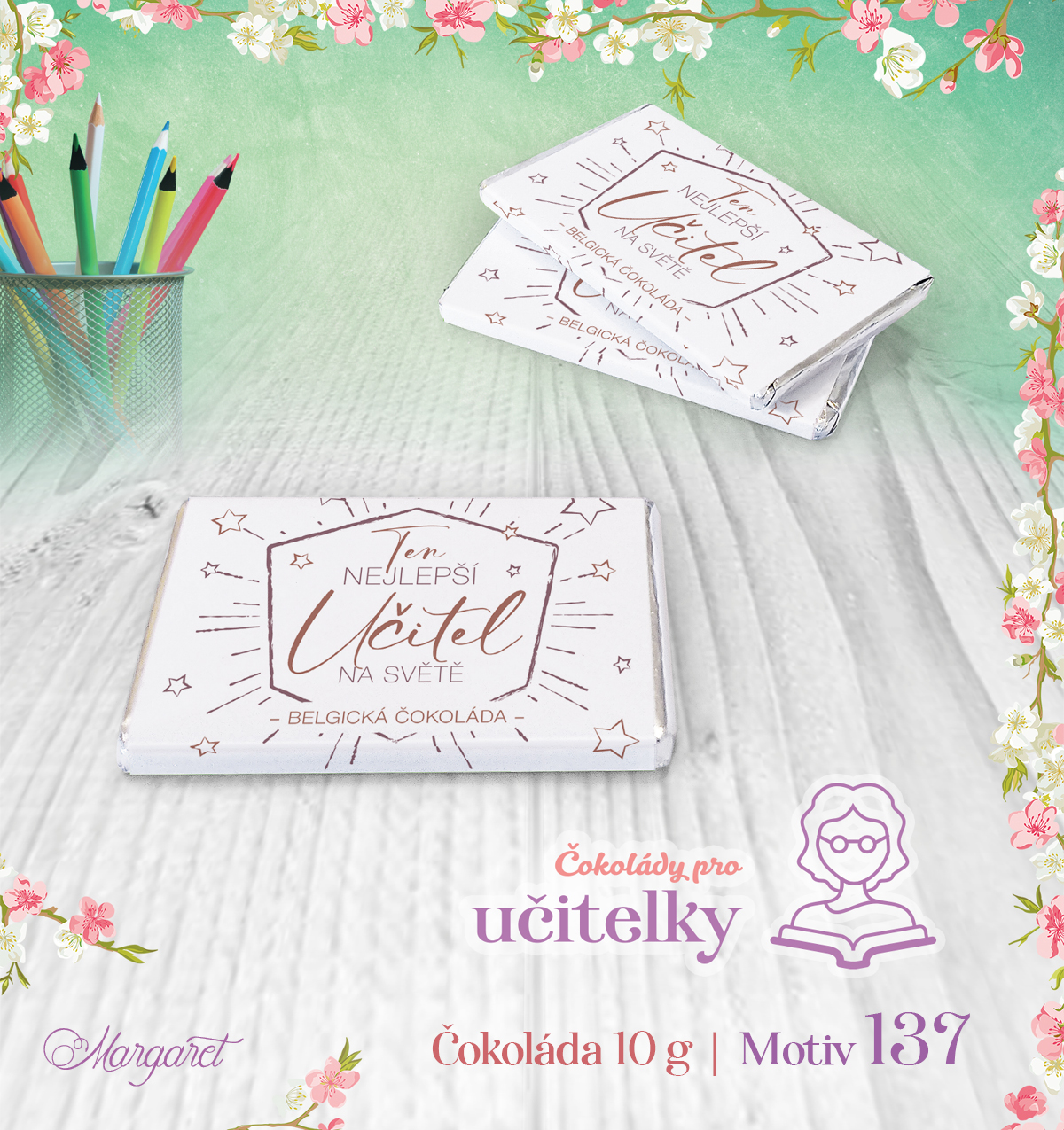 Belgické čokoládky 10 g (7 ks) | Motiv 137